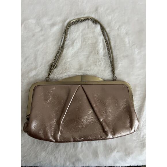 hobo international Women’s Clutch Handbag Champagne Gold Brown - Picture 2 of 16